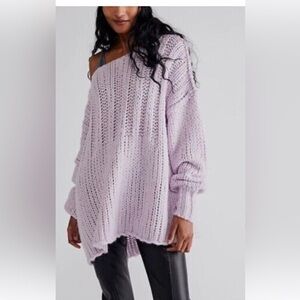 Free People Be There chunky knit sweater. Size small.